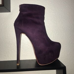 Suede Ankle Booties